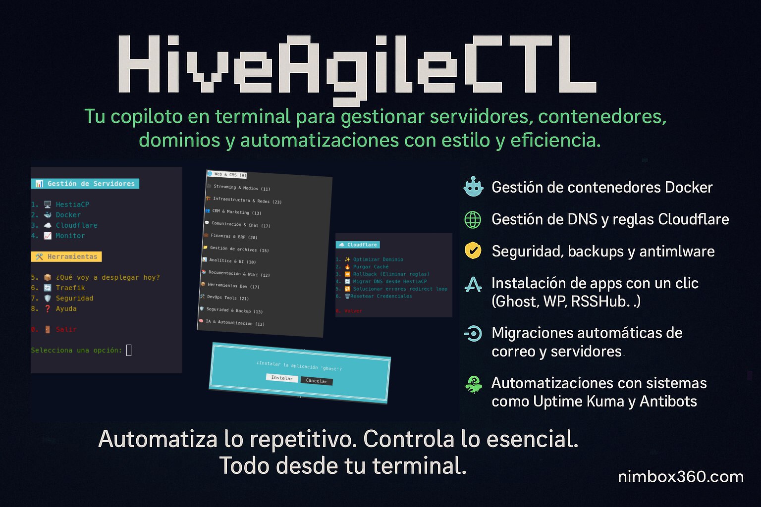 HiveAgileCTL - CLI para gestionar servicios HiveAgile