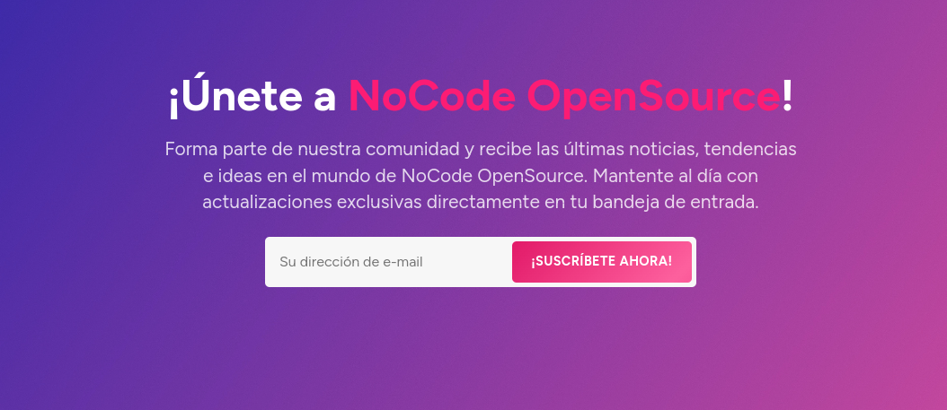 NoCodeOpenSource